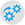 Icon showing a circle with two gears