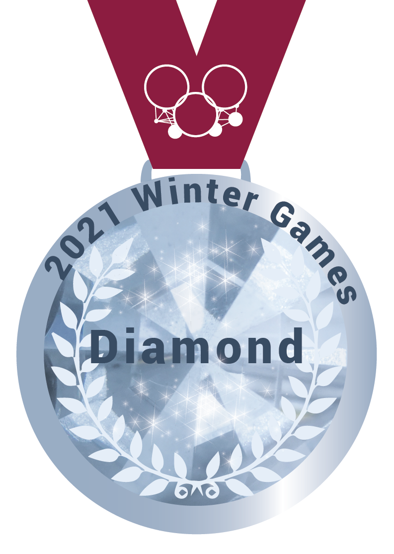 2021 Winter Games Diamond Medal
