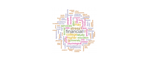 Word Cloud About Student Debt Crisis