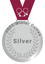 2021 Winter Games Silver Medal