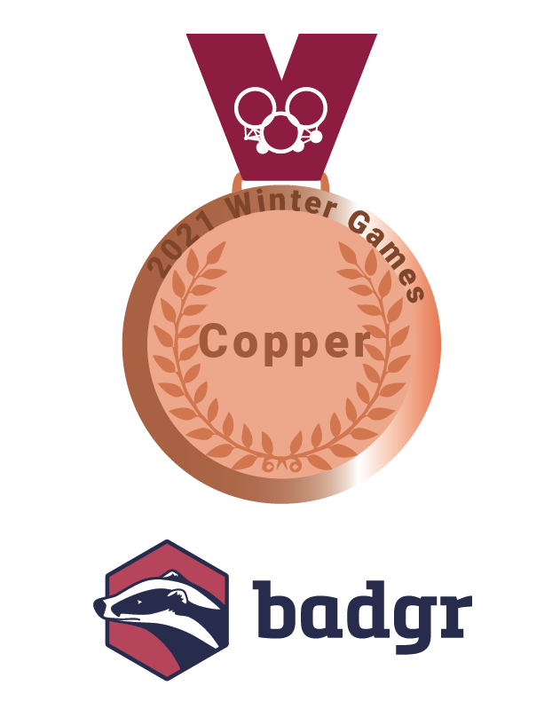 2021 Winter Games Copper Sponsor: Badgr