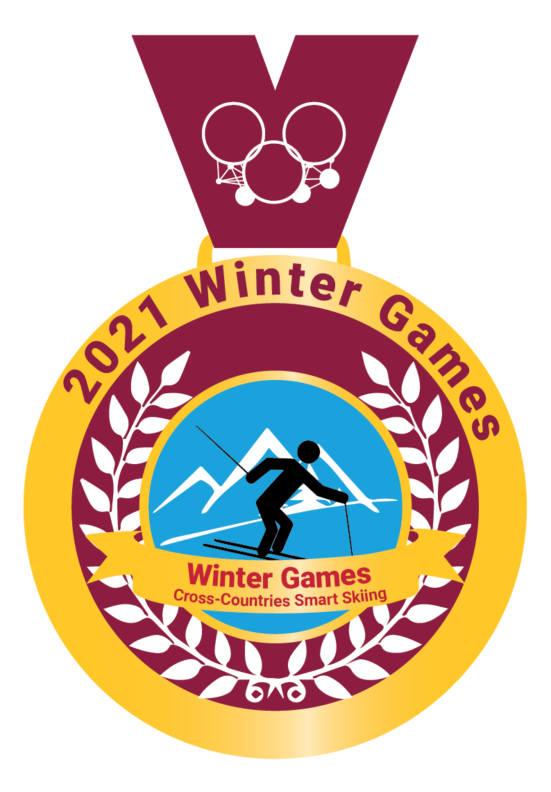 2021 Winter Games Medal: Cross Countries Smart Skiing