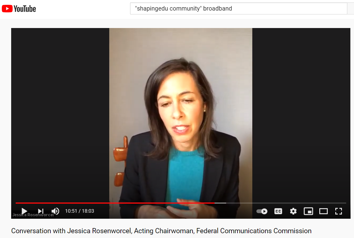 Inteview with Acting FCC Chair Jessica Rosenworcel