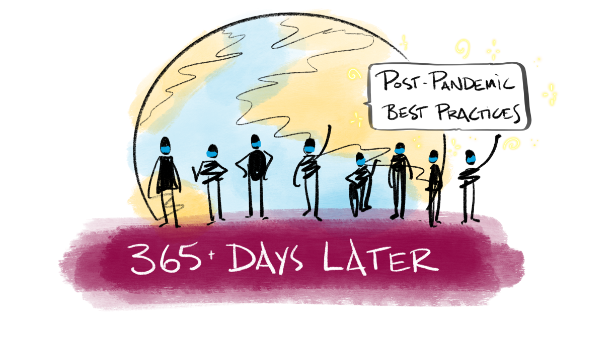 Original Graphic for 365+ Days Later Project -- by Karina Branson/ConverSketch